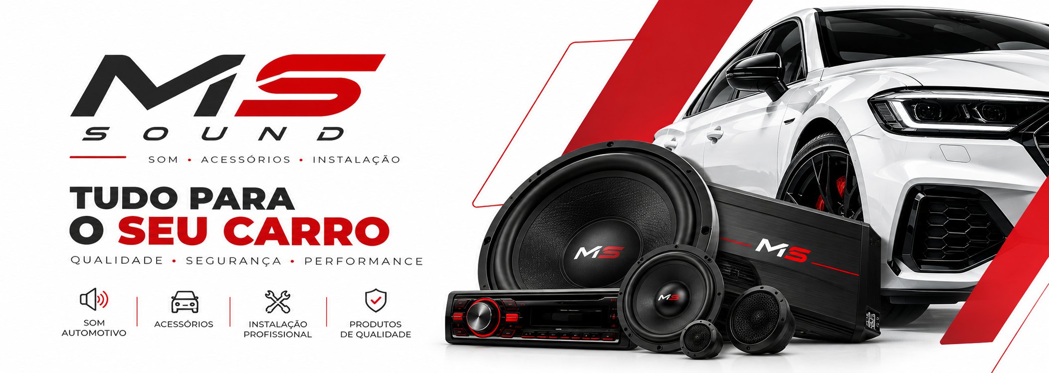 M S Sound — Som, acessórios e instalação. Tudo para o seu carro.